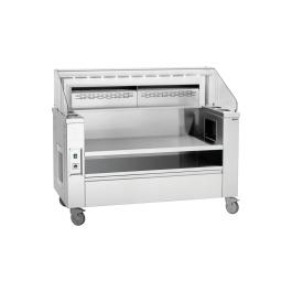 Station de cuisson - 3 appareils - Sur roulettes - H 126,3 x 152 x 77 cm - - Bartscher - 107290