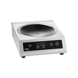 Wok à induction - H 12,5 x 34 x 44 CM - Inox - Bartscher - 105986