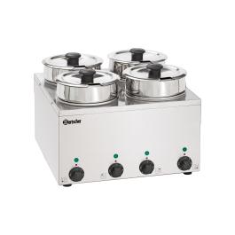 Bain-Marie - Rond - 4 x 3,5 litres - Bartscher - 608035