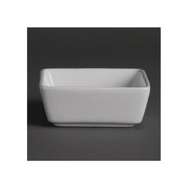 Plat Amuse - 9 CL - 12 pièces - H 3.5 x 8.5 x 8.5 CM - Porcelaine - Olympia - Y729