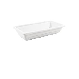 Bac gastronorme - GN 1/3 - Blanc - H 6,5 x 32,5 x 18,5 CM - Porcelaine - Olympia - U810