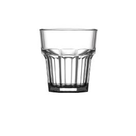 Verre à whisky - 25,5 CL - 36 pièces - Noir - Ø 8,4 x H 9 CM - Polycarbonate - BBP - U406