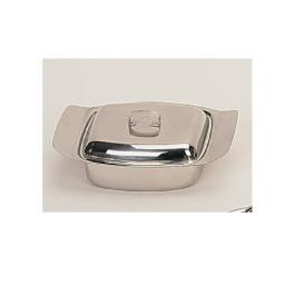 Botervloot - H 6 x 18.5 x 11.5 CM - RVS - P334
