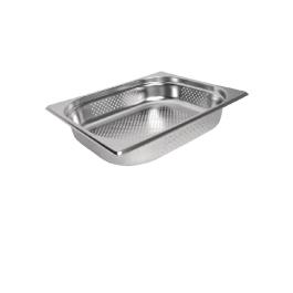 Gastronormbak - Geperforeerd - 1/2 GN - 6.2 Liter - H 26.5 x 32.5 x 10 CM - RVS - Vogue - K845