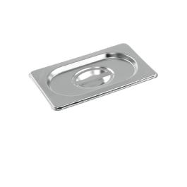 Deksel gastronormbak - 1/9 GN - H 3 x 17.6 CM - RVS - Vogue - K997