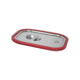 Gastronormdeksel - RVS - 1/2 GN - Siliconenrand - Saro - 282-9440