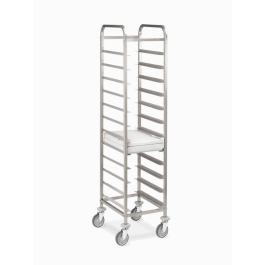 Regaalwagen - 20 x 1/1 GN - Acier Inoxydable - Diamant - CG120/B