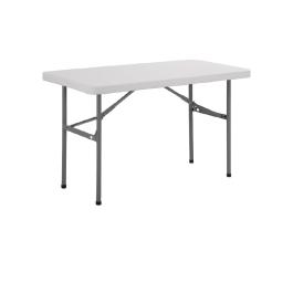 Opvouwbare tafel - H 74 x 122 x 60.7 CM - Polyethyleen/Staal - Bolero - U543