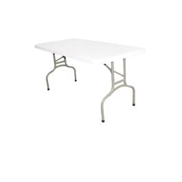 Opvouwbare tafel - Rood - H 73.7 x 152 x 75.3 CM - Polyethyleen/Staal - Bolero - U544