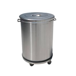 Poubelle - 95 litres - Couvercle - Roues - Diamant - PCR/105B