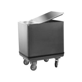 Chariot à pâte - 125 Litres - Sur roulettes - Diamant - TRX15/B