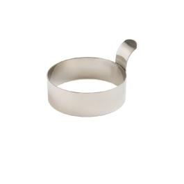 Eierbakring - Ø 7.5 x H 2.6 CM - RVS - Vogue - K893