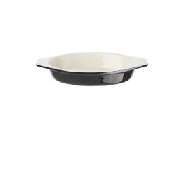 Gratineerschaal - 0.65 Liter - Zwart - H 4 x 14 x 19.5 CM - Gietijzer - Vogue - U563