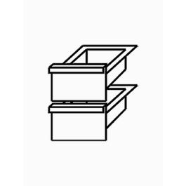 Lade Onderstel - 2 Stuks - N65/BA4 - Diamond - N65/2TR4