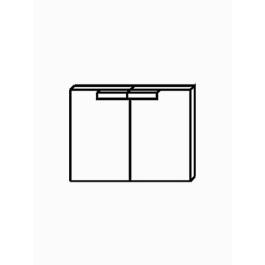 Deuren onderstel - Modulair 650 - 2 x 35 CM - Diamond - N65/PDG7