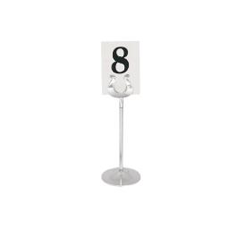 Tafelnummerhouder - H 20.5 CM - RVS - Olympia - P343