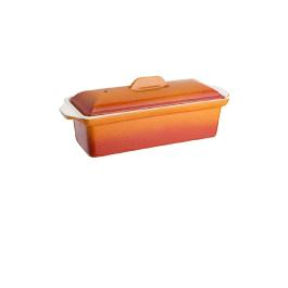 Moule à Pate - 1,3 Litre - Orange - H 11 x 34 x 10,5 CM - Fonte - Vogue - W455