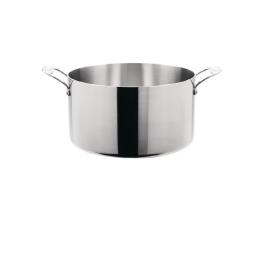 Cocotte - 9,5 Litre - Ø 28 x H 15,5 CM - Inox/Aluminium - Vogue - Y256