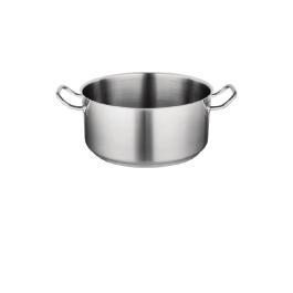 Cocotte - Basse - 7,5 Litre - Ø 28 x H 12 CM - Inox - Vogue - T177