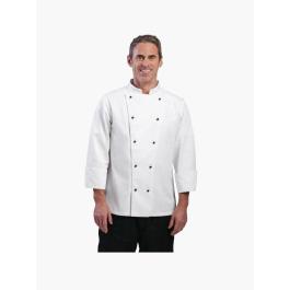 Koksbuis - Unisex - Wit - H 35 x 28 CM - Polyester/Katoen - Whites Chefs Clothing - DL710