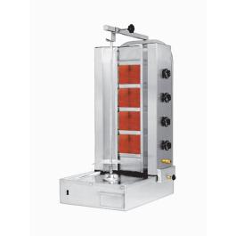 Donergrill - gas 4 brander motor onder - H 115 x57 x66 CM - Naomi - ecu4g