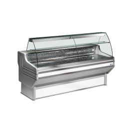 Comptoir Vitrine Réfrigérée - Fenêtres Incurvées - Réfrigérée Statiquement - Diamant - JY10/A1