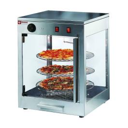 Vitrine à pizza - Ø38 CM - 3 Niveaux - Tournante - Diamant - PIZZA/D38