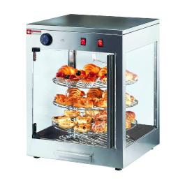 Vitrine Pizza - Ø42 CM - 3 Niveaux - Tournante - Diamant - PIZZA/D42