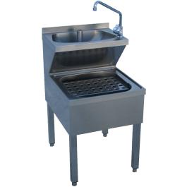 Lave main - H 62 x 50 x 70 CM - Inox - Diamant - LMC-57