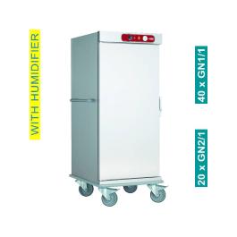 Chariot repas - 20 x 2/1 GN - H 164 x 79,9 x 87,6 CM - Diamant - CCE20