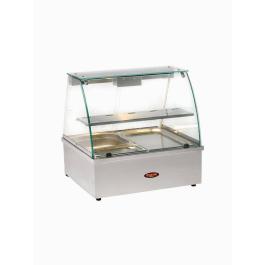 Warmvitrine - Bain-marie - Panoramische - 2x GN1/1 - VBE-211 - Diamond - VBE-211