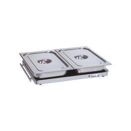 Plaque chauffante - 2/1 GN - Bartscher - 114357
