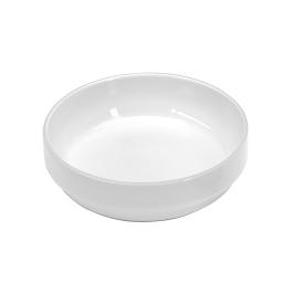 Bol à spaghetti - H 5 CM - 0.2 KG - Ø18 CM - Porcelaine - Blanc - 385118