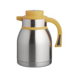 Pichet isotherme - H 22 CM - 0.792 KG - acier inoxydable 18/10 - Jaune - 1.5 Litre - 595057