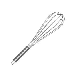 Fouet - 0,11 KG - 45 CM - acier inoxydable - 969083