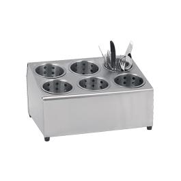 Distributeur de couverts - H 21 x 37,5 x 30 CM - 2 KG - inox - 705091