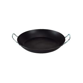 Poêle à paella - H 5 CM - 1.61 KG - Ø36.8 CM - Plaque d'acier - Acheteur - 001042