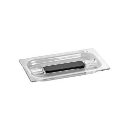 Couvercle Gastronorm - 17.6 x 10.9 CM - 0.06 KG - Polycarbonate - Transparent - -30°C / +100°C - Standard - Utz - 038195