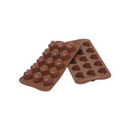 Tapis de cuisson Monamour - 22 x 11 CM - 0,07 KG - Silicone - Marron - 0,01 Litre - -60°C / +230°C - Silikomart - 070034