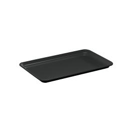 Schotel - H 1.7 x 30 x 19 CM - 0.2 KG - Melamine - Zwart - WACA - 937643