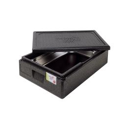 Thermobox - 1/1 GN - 21 Litres - H 18 x 60 x 40 CM - Polypropylène - Noir - Thermo Future Box - 235001