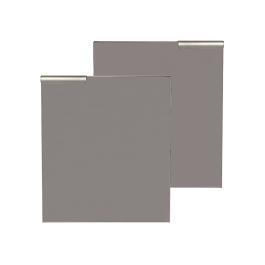 Deuren Set - H 40 x 70 x 2 CM - 4 KG - RVS - 316084