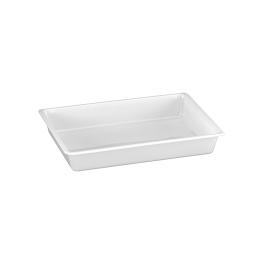 Poubelle de repos - H 8,5 x 53,5 x 38,5 CM - 0,8 KG - Polypropylène - Blanc - 12 litres - - -40°C / +75°C - Denox - 600014