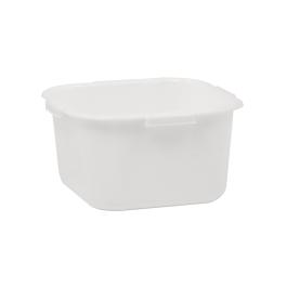 Restbak - H 17 x 31 x 31 CM - 0.405 KG - Polypropyleen - Wit - 8 Liter - Denox - 600038