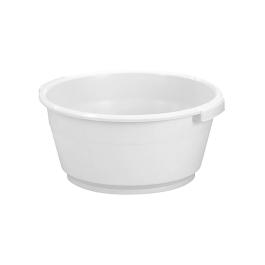 Restbak - H 16 CM - 0.333 KG - Ø33.5 CM - Polypropyleen - Wit - 10 Liter - Denox - 600040