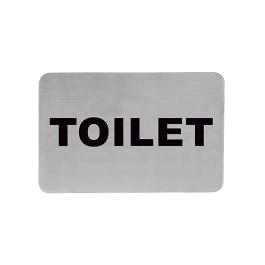 Panneau d'information - H 6 x 11 CM - 0,05 KG - acier inoxydable - 705207