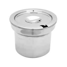 Bain Marie Pot - H 20.8 CM - 3 KG - Ø21.6 CM - acier inoxydable - 4.5 Litre - 861110