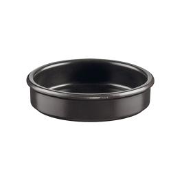 Cocotte - H 3 CM - 0.15 KG - Ø11.5 CM - Aardewerk - Zwart - 0.175 Liter - Regas - 540001