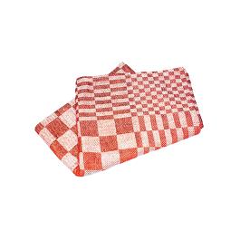 Keuken(Thee)Doek - 60 CM - 0.115 KG - 60 CM - Katoen - Rood - 878013