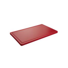 Lame de coupe - 60 x 35 CM - 3,94 KG - Polyéthylène - Rouge - Caterchef - 882262